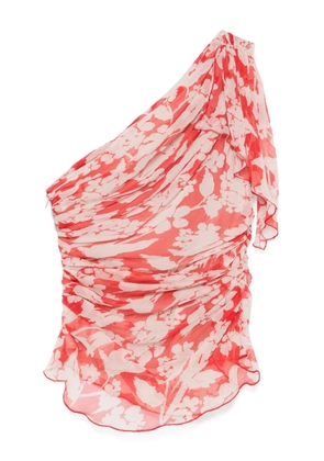 Victoria Beckham one-shoulder top - Red