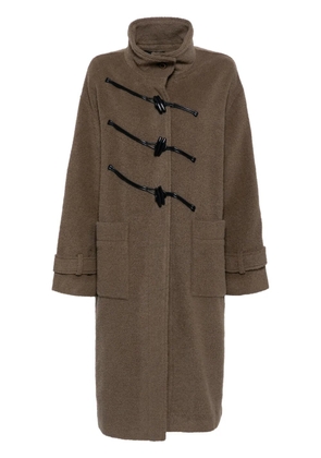 tout a coup high-neck duffle coat - Brown