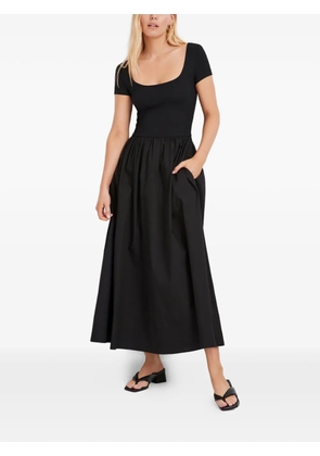 Marcella Sierra short-sleeve midi dress - Black