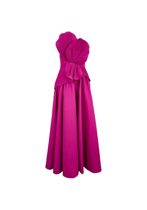 Acler Sageston pleated gown - Purple