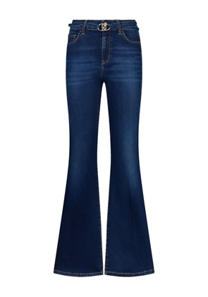 LIU JO belt-detail jeans - Blue