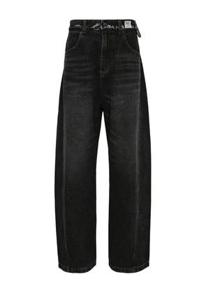 RE CODE raw-edge jeans - Black