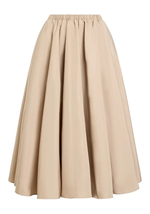 Patou elasticated-waist maxi A-line skirt - Neutrals