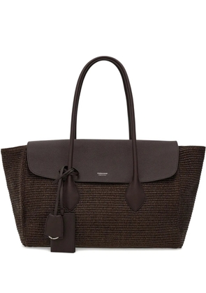 Ferragamo large East-West tote bag - Brown