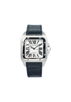 Cartier pre-owned Santos 38mm - White