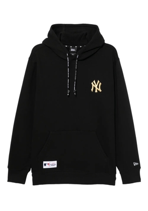 NEW ERA CAP logo-embroidered hoodie - Black