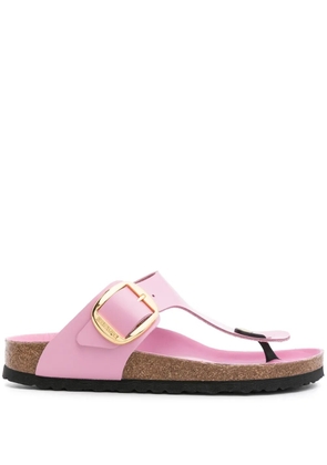 Birkenstock Gizeh Big Buckle leather sandals - Pink