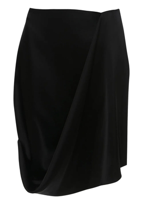 JW Anderson draped asymmetric miniskirt - Black