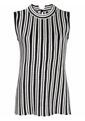 Jil Sander rib-knit sleeveless top - White