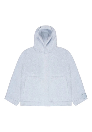 Bally brushed hooded jacket - Blue