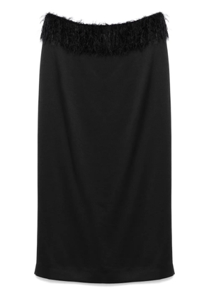 TOTEME fringed maxi skirt - Black