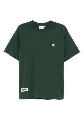 CHOCOOLATE logo-patch T-shirt - Green