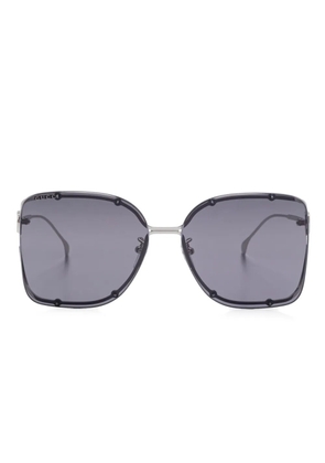 Gucci Eyewear oversize-frame sunglasses - Grey