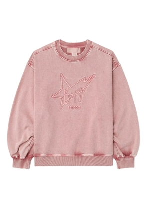 A BATHING APE® star embroidered sweatshirt - Pink