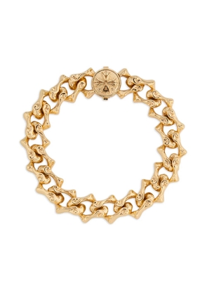 Emanuele Bicocchi Sharp chain logo bracelet - Gold