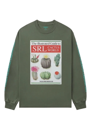 Neighborhood cactus-print long-sleeve T-shirt - Green