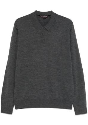 Michael Kors merino-wool polo shirt - Grey