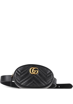 Gucci Pre-Owned GG Marmont natelasse leather belt bag - Black