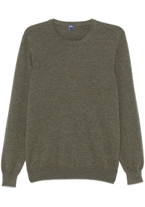 Fedeli mélange-effect sweater - Green