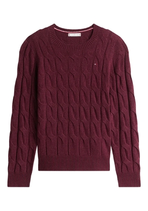 Tommy Hilfiger cable-knit pullover - Red