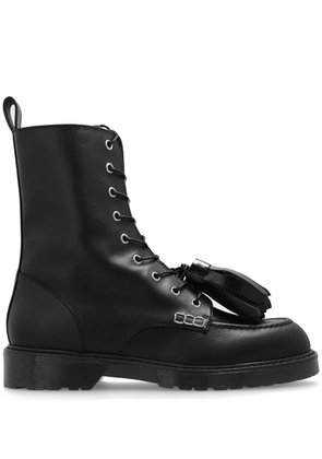 JW Anderson tassel-detail lace-up boots - Black