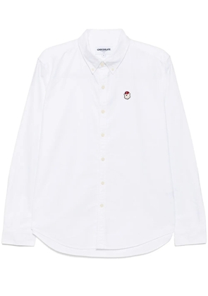 CHOCOOLATE logo-patch shirt - White