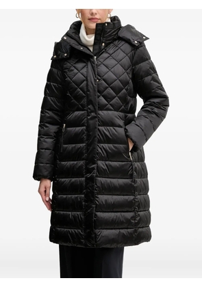 Joop! Constance quilted hooded coat - Black