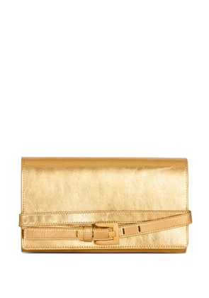 Balmain Shuffle buckle cross body bag - Gold