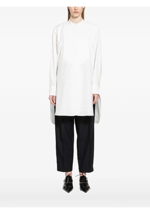 Jil Sander band collar shirt - White