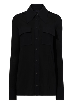 Proenza Schouler pointed-collar button-up shirt - Black