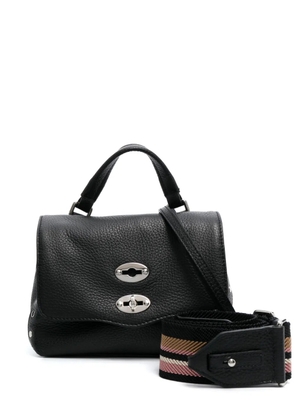 Zanellato mini Postina leather tote bag - Black