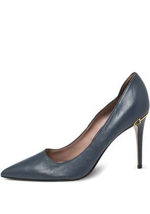 Gucci Pre-Owned 90mm leather pumps - Blue