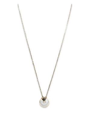 Cartier Amulette mother of pearl and diamond necklace - Gold