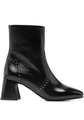 Evaluna studded block-heel boots - Black
