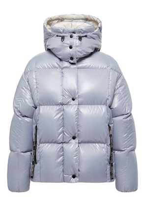 Moncler hooded-zipped down jacket - Blue