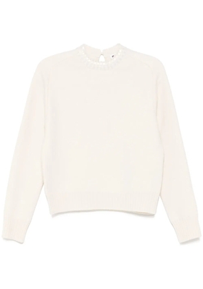 Jil Sander long-sleeve crew-neck jumper - Neutrals
