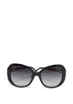 Bvlgari Pre-Owned 8129 H chain sunglasses - Black