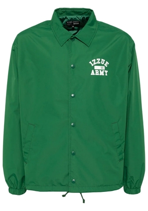 izzue logo jacket - Green