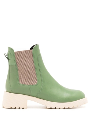Sarah Chofakian Mirre leather Chelsea boots - Green