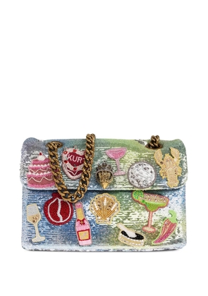 Kurt Geiger London sequin embellished tote bag - Blue