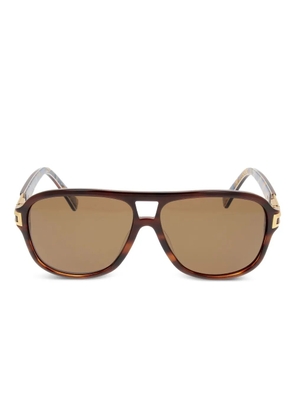 Zilli Andy pilot-frame sunglasses - Brown