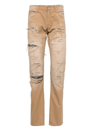 Private Stock The Louis cotton straight trousers - Neutrals
