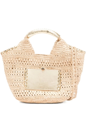 Ba&Sh Ara crochet tote bag - Neutrals