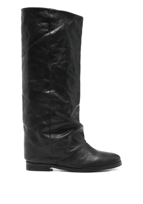 Julie Dee leather knee-length boots - Black