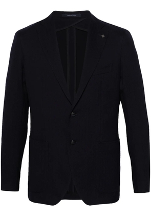 Tagliatore notched-lapels single-breasted blazer - Blue