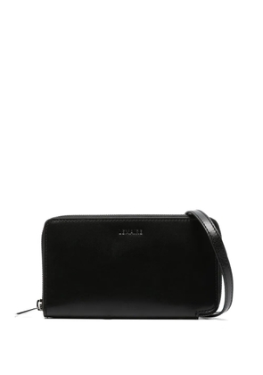 LEMAIRE Continental leather wallet - Black