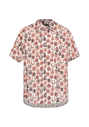 PS Paul Smith graphic-print short-sleeve shirt - Neutrals