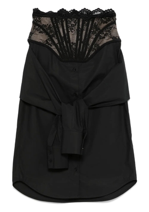 Giuseppe Di Morabito corset-detail midi skirt - Black