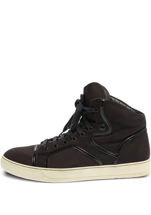 Lanvin Pre-Owned panelled sneakers - Red