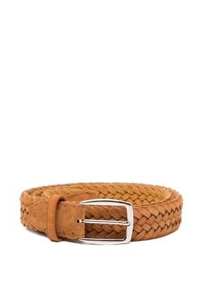 Brioni leather belt - Brown